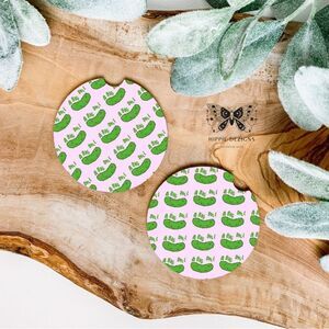 Dill Pickle Car Coaster 2 Pack